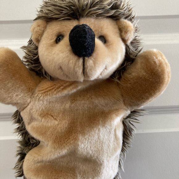 Hamleys Toys Hamleys Hand Puppet Porcupine Hedgehog Tan Brown